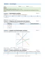 Vorschau - Arbeitsblätter - Arbeitsblätter Lineare Funktionen in 3 Niveau Stufen - Seite 2