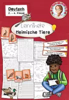 Vorschau - Stationenlernen - Heimische Tiere Lerntheke | Wildtiere Sachunterricht Klasse 2-4 - Deckblatt