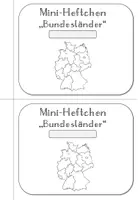Vorschau - Arbeitsblätter - Bundesländer Mini-Heft | Deutschland Sachunterricht Klasse 3-6 - Seite 3
