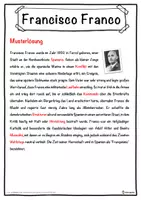 Vorschau - Unterrichtsreihen - Francisco Franco Lückentext mit Wortspeicher Hörverstehen und Suchsel - Seite 2