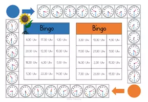 Vorschau - Spiele - Würfel Bingo - spielend die Uhr lernen - Seite 3