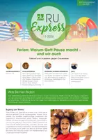 Vorschau - Stundenentwürfe - Ferien: Warum Gott Pause macht – und wir auch - Deckblatt