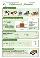 Vorschau - Unterrichtsreihen - Reibungskraft - Physik Sek I - Arbeitsblätter inkl. Lösungen - Seite 2