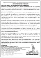 Vorschau - Arbeitsblätter - New York City – Leseverstehen Englisch (Klasse 7–8) | Reading Comprehension mit Lösungen - Seite 1