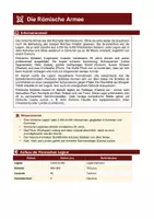 Vorschau - Arbeitsblätter - Die Römische Armee ⚔️ Legionen & Römerlager - Seite 1
