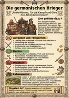 Vorschau - Poster - Die germanische Gesellschaft – Poster-Set (5 Steckbriefe: Adel, Krieger, Freie, Freigelassene, Unfreie) - Seite 2
