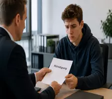 Vorschau - Stundenentwürfe - Wie kann ein Ausbildungsverhältnis beendet werden? Möglichkeiten der Beendigung von Ausbildungsverhältnissen! Lernsituation mit Zusatzmaterial (Tafelbild und Erweiterungsaufgaben in 2 Niveaustufen)! - Deckblatt
