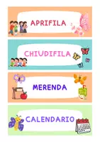 anteprima - Altro tipo di materiale - TEMA FARFALLE in classe: Kit Organizzativo - Pagina 1
