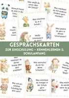 Vorschau - Fördermaterial/Inklusion - Gesprächskarten zur Einschulung – Kennenlernen & Schulanfang – Kennenlernkarten & Gesprächsimpulse für die 1. Klasse - Deckblatt