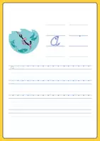 Voorbeeld - Boekje schrijfletters - Pagina 1