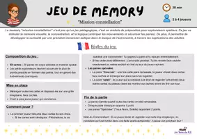 Aperçu - Apprentissages en autonomie - Mémory “Mission constellation” - Page 2