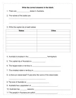 Vorschau - Arbeitsblätter - Australia Research Project - Seite 1