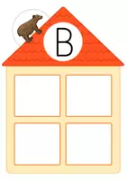 Vorschau - Spiele - Lautschulung Zuordnungsspiel „Häuser“ | Vorschule & 1. Klasse - Seite 1