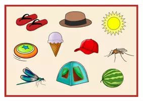 Vorschau - Spiele - Sommer | Spiel | Was fehlt | DaF DaZ oder Grundschule - Seite 2