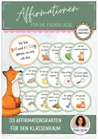 Vorschau - Poster - Affirmationskarten (Fuchsklasse) - Deckblatt