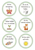 Vorschau - Poster - Affirmationskarten (Fuchsklasse) - Seite 1