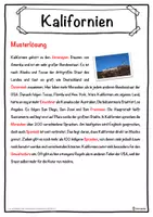 Vorschau - Unterrichtsreihen - Kalifornien Lückentext mit Wortspeicher Hörverstehen und Suchsel - Seite 2