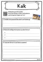 Vorschau - Unterrichtsreihen - Kalk Lückentext mit Wortspeicher Hörverstehen und Suchsel - Seite 3