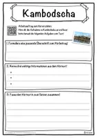 Vorschau - Unterrichtsreihen - Kambodscha Lückentext mit Wortspeicher Hörverstehen und Suchsel - Seite 3