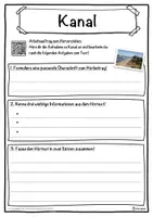Vorschau - Unterrichtsreihen - Kanal Lückentext mit Wortspeicher Hörverstehen und Suchsel - Seite 3