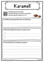 Vorschau - Unterrichtsreihen - Karamell Lückentext mit Wortspeicher Hörverstehen und Suchsel - Seite 3