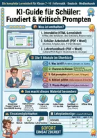 Vorschau - Arbeitsblätter - KI-Guide – Sinnvoll mit Künstlicher Intelligenz umgehen - Deckblatt