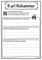 Vorschau - Unterrichtsreihen - Karl Nehammer Lückentext mit Wortspeicher Hörverstehen und Suchsel - Seite 3