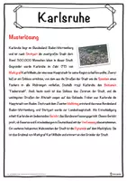 Vorschau - Unterrichtsreihen - Karlsruhe Lückentext mit Wortspeicher Hörverstehen und Suchsel - Seite 2