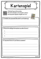 Vorschau - Unterrichtsreihen - Kartenspiel Lückentext mit Wortspeicher Hörverstehen und Suchsel - Seite 3