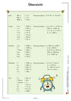 Vorschau - Arbeitsblätter - Lernzielkontrolle Mathematik - Wiederholung Grundwissen Klasse 2 | Grundschule Klasse 3 | Zahlenraum, Grundrechenarten | Lernstand Nachhilfe Arbeitsblätter Kopiervorlagen mit Lösungen - Seite 2