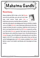 Vorschau - Unterrichtsreihen - Mahatma Gandhi Lückentext mit Wortspeicher Hörverstehen und Suchsel - Seite 2