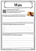 Vorschau - Unterrichtsreihen - Mais Lückentext mit Wortspeicher Hörverstehen und Suchsel - Seite 3