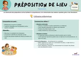 Aperçu - Apprentissages en autonomie - Flashcards : prépositions adultes - Page 2