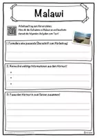 Vorschau - Unterrichtsreihen - Malawi Lückentext mit Wortspeicher Hörverstehen und Suchsel - Seite 3