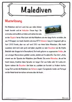 Vorschau - Unterrichtsreihen - Malediven Lückentext mit Wortspeicher Hörverstehen und Suchsel - Seite 2