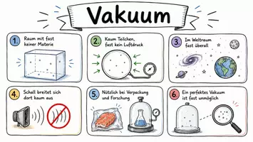 Vorschau - Arbeitsblätter - Arbeitsblätter zum Thema "Vakuum (ausführlich)" + Lösung & MP3 + Infografik - Seite 1