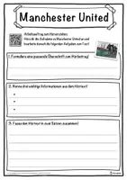 Vorschau - Unterrichtsreihen - Manchester United Lückentext mit Wortspeicher Hörverstehen und Suchsel - Seite 3