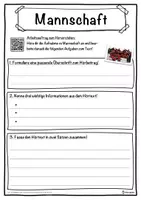 Vorschau - Unterrichtsreihen - Mannschaft Lückentext mit Wortspeicher Hörverstehen und Suchsel - Seite 3