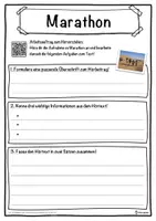 Vorschau - Unterrichtsreihen - Marathon Lückentext mit Wortspeicher Hörverstehen und Suchsel - Seite 3