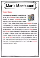 Vorschau - Unterrichtsreihen - Maria Montessori Lückentext mit Wortspeicher Hörverstehen und Suchsel - Seite 2