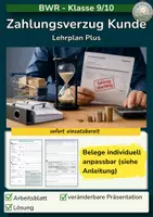 Vorschau - Stundenentwürfe - Zahlungsverzug von Kunden | BWR - Deckblatt
