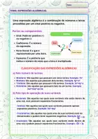 Vista previa - Refuerzo / NEE / Materiales de apoyo - Expressões Algébricas: Guia Visual Completo e Clasificação - Portada