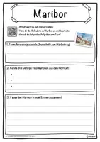 Vorschau - Unterrichtsreihen - Maribor Lückentext mit Wortspeicher Hörverstehen und Suchsel - Seite 3