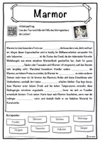 Vorschau - Unterrichtsreihen - Marmor Lückentext mit Wortspeicher Hörverstehen und Suchsel - Seite 1