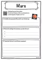 Vorschau - Unterrichtsreihen - Mars Lückentext mit Wortspeicher Hörverstehen und Suchsel - Seite 3