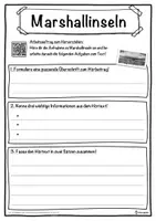 Vorschau - Unterrichtsreihen - Marshallinseln Lückentext mit Wortspeicher Hörverstehen und Suchsel - Seite 3