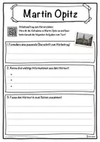 Vorschau - Unterrichtsreihen - Martin Opitz Lückentext mit Wortspeicher Hörverstehen und Suchsel - Seite 3