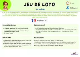 Aperçu - Jeux - Loto des couleurs 2 - Page 2