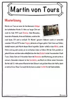 Vorschau - Unterrichtsreihen - Martin von Tours Lückentext mit Wortspeicher Hörverstehen und Suchsel - Seite 2