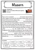 Vorschau - Unterrichtsreihen - Masern Lückentext mit Wortspeicher Hörverstehen und Suchsel - Seite 1